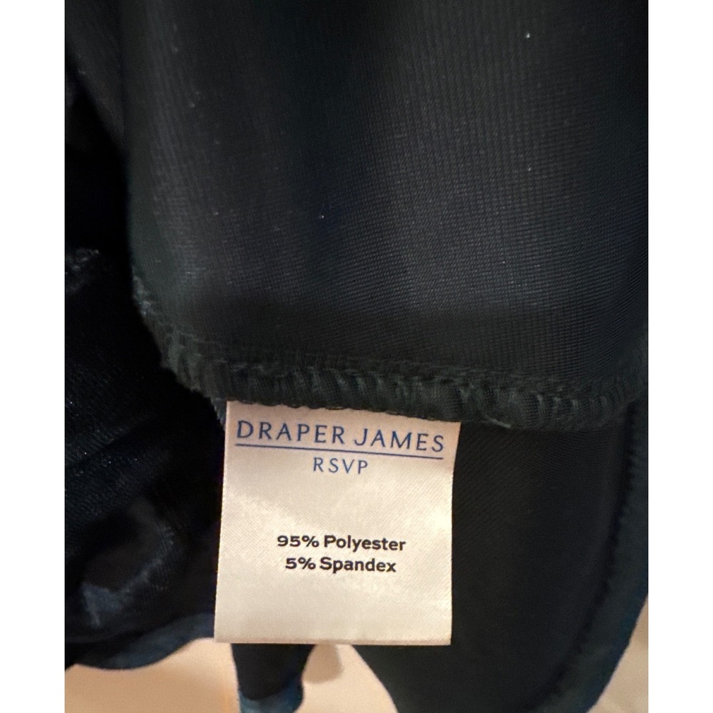 Draper James RSVP Green Velvet Mini Dress V-Neck Long Sleeve Emerald Women's M - Picture 6 of 10